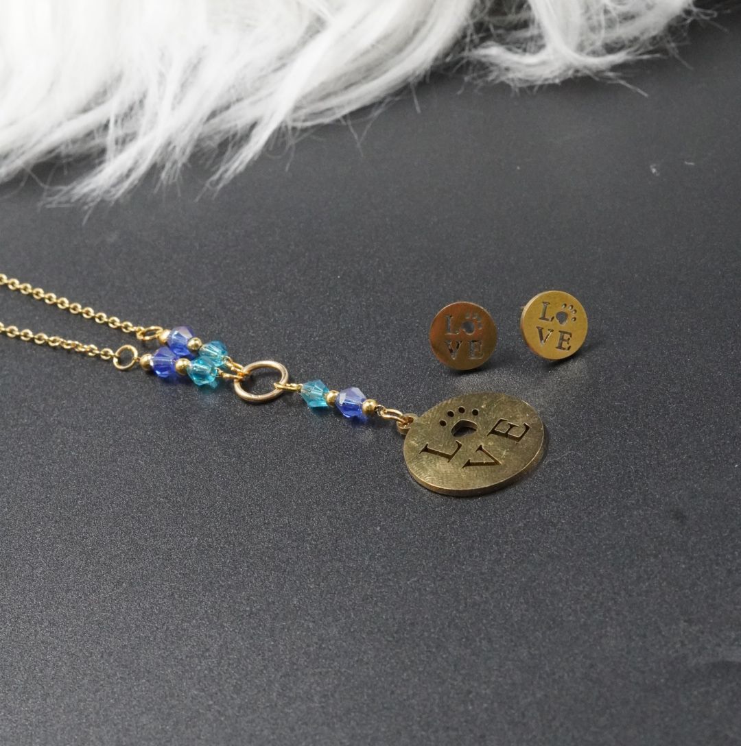 JUEGUITO CORBATIN MURANO LOVE AZUL